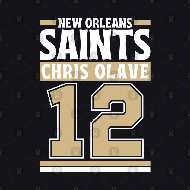 New Orleans Saints Chris Olave 12 Edition 3 by Astronaut.co